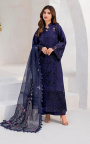 Asifa & Nabeel Azalia Embroidered Lawn Unstitched 3Pc Suit AZL25-08 Nile