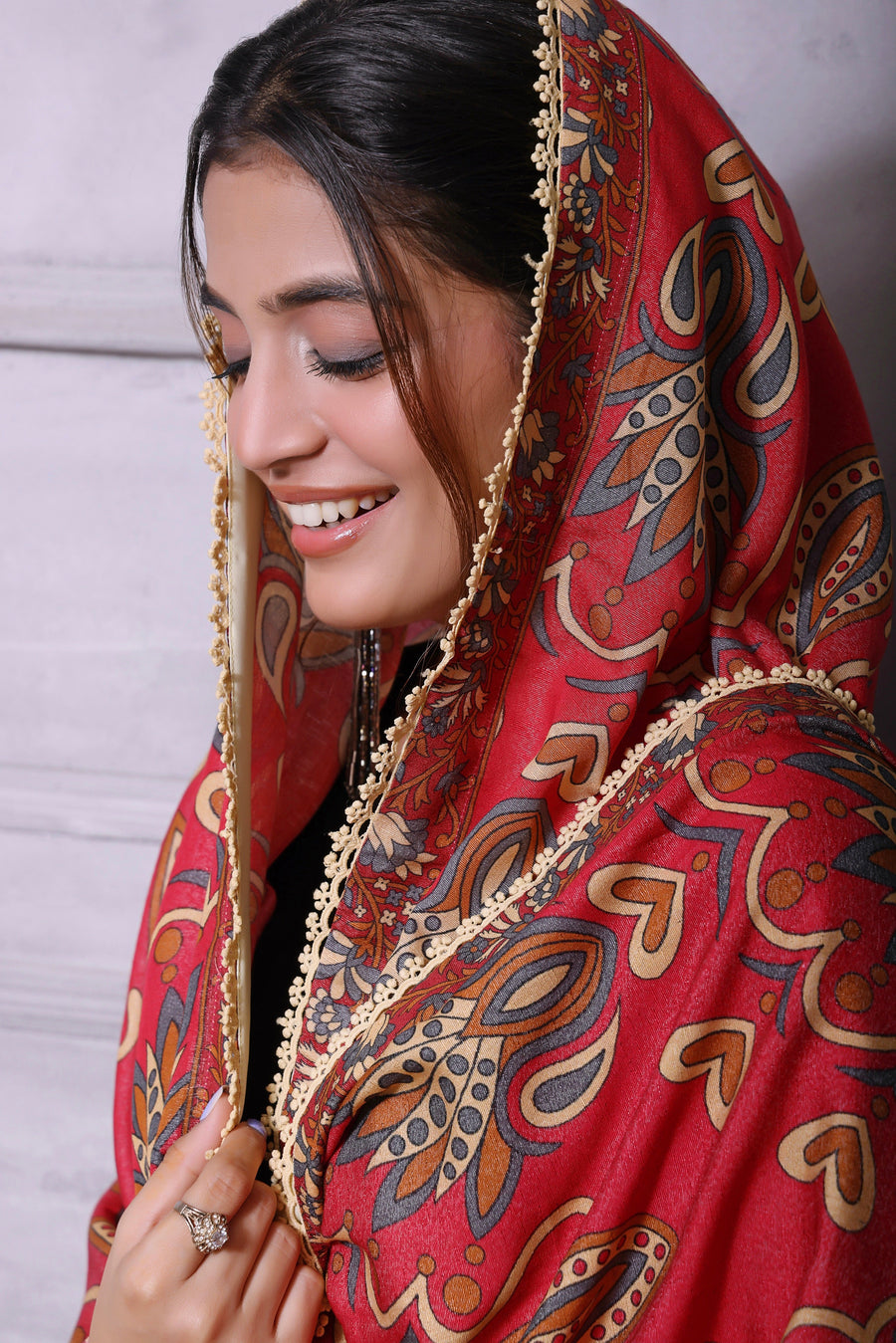 Feathers Digital Printed Khaddar Unstitched 3Pc Suit AZTIC LEAD-FT180