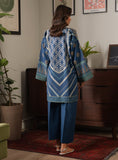 Faiza Faisal Lumiere Printed Khaddar Stitched 2Pc Suit - AZURE
