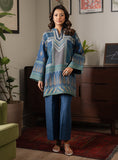 Faiza Faisal Lumiere Printed Khaddar Stitched 2Pc Suit - AZURE
