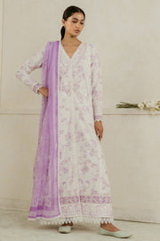 Ayzel Amore Embroidered Unstitched Lawn 3Pc Suit - AZURE