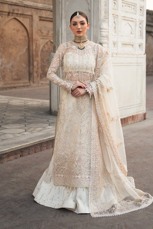 Pehli Nazar by Ayzel Embroidered Organza Unstitched 3Pc Suit D-03 Zubaida