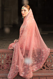 Pehli Nazar by Ayzel Embroidered Organza Unstitched 3Pc Suit D-06 Rukhsar