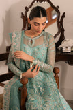 Solene by Ayzel Embroidered Organza Unstitched 3Pc Suit D-01 ADELA