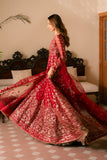 Solene by Ayzel Embroidered Organza Unstitched 3Pc Suit D-04 ROSE