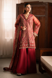 Solene by Ayzel Embroidered Organza Unstitched 3Pc Suit D-09 ADVA
