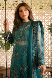 Solene by Ayzel Embroidered Organza Unstitched 3Pc Suit D-10 LILA