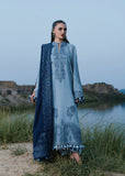 Hussain Rehar Kot Radha Kishan Unstitched Karandi 3Pc Suit - Aab