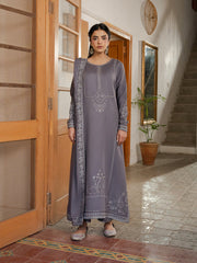 Virsa by Cinq Embroidered Karandi Unstitched 3Pc Suit - AABR