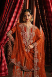Afrozeh Divani Embroidered Raw Silk Unstitched 3Pc Suit AS-25-04 AAFREEN