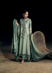 Hussain Rehar Kot Radha Kishan Unstitched Karandi 3Pc Suit - Aaira