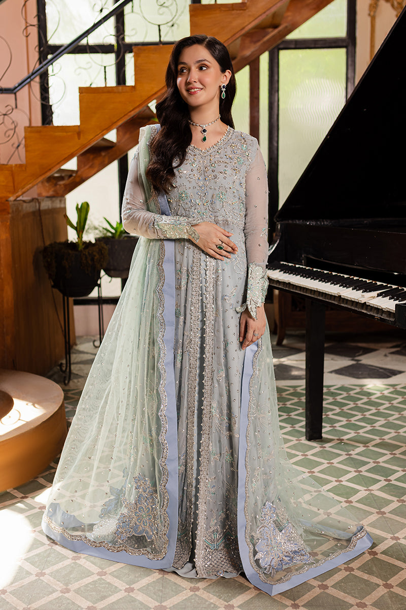 Roheenaz Naira Embroidered Chiffon Unstitched 3Pc Suit RNZ-08 Aaliyah