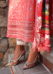 Kanwal Malik Zaina Embroidered Lawn Unstitched 3Pc Suit - AANYA