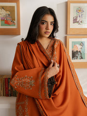 Virsa by Cinq Embroidered Karandi Unstitched 3Pc Suit - AATISH