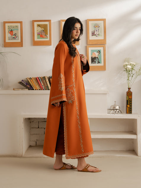 Virsa by Cinq Embroidered Karandi Unstitched 3Pc Suit - AATISH