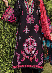 Siraa by Sadaf Fawad Khan Embroidered Lawn Unstitched 3Pc Suit - ADA (B)