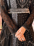 Faiza Faisal Heeriye Embroidered Chiffon Unstitched 3Pc Suit - Afreen