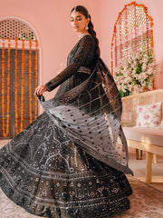 Faiza Faisal Heeriye Embroidered Chiffon Unstitched 3Pc Suit - Afreen