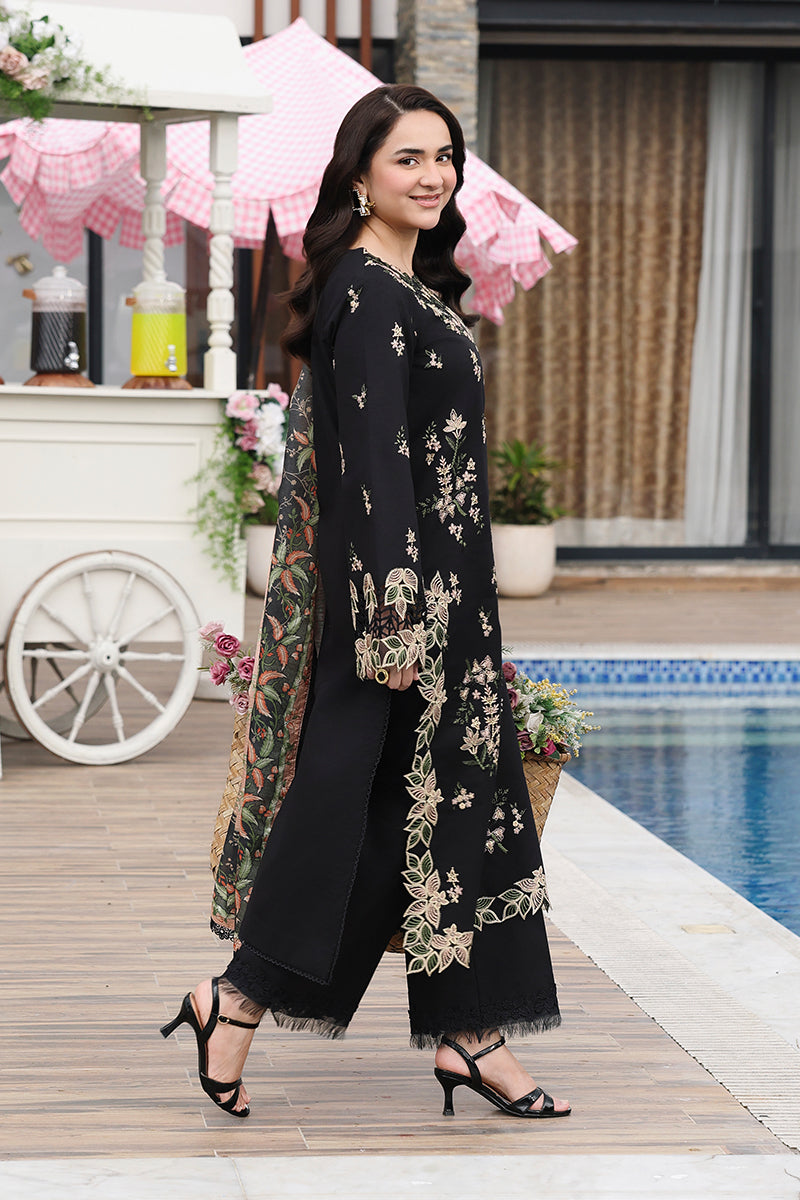 Rang Rasiya Florence Festive Embroidered Lawn Unstitched 3Pc Suit - AFSANEH