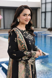 Rang Rasiya Florence Festive Embroidered Lawn Unstitched 3Pc Suit - AFSANEH