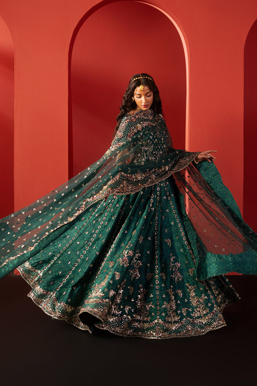Afrozeh Divani Embroidered Raw Silk Unstitched 3Pc Suit AS-25-02 AFSAR