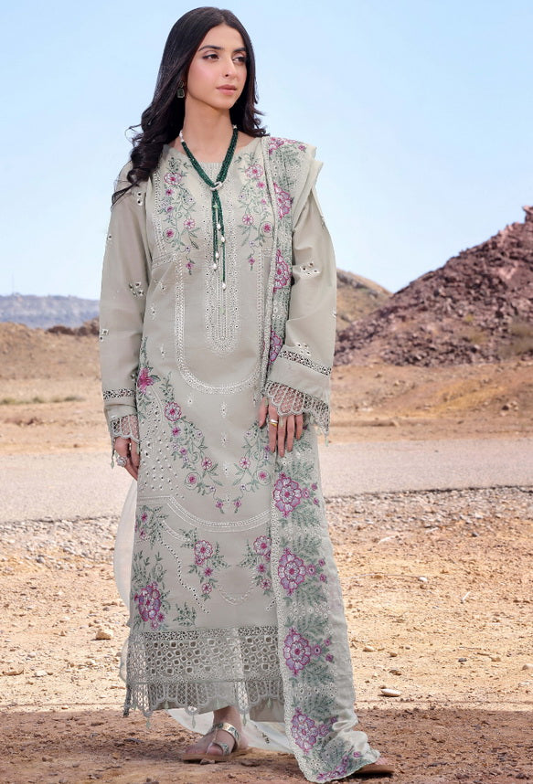 Afsoon by Humdum Embroidered Lawn Unstitched 3Pc Suit D-04