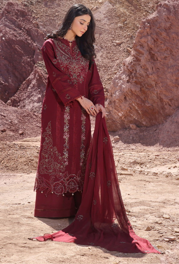 Afsoon by Humdum Embroidered Lawn Unstitched 3Pc Suit D-05