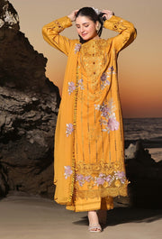 Afsoon by Humdum Embroidered Lawn Unstitched 3Pc Suit D-06