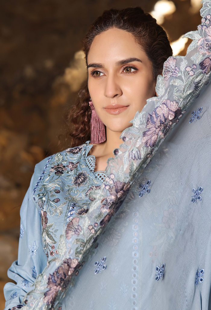 Afsoon by Humdum Embroidered Lawn Unstitched 3Pc Suit D-10
