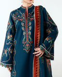 Jugnu Lahore Spring Summer Unstitched Embroidered Cotton 3Pc Suit - Agna