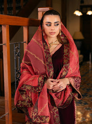 Zainab Chottani Embroidered Velvet Unstitched 3Pc Suit - Aima