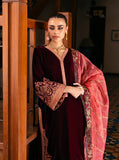 Zainab Chottani Embroidered Velvet Unstitched 3Pc Suit - Aima