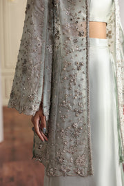 Emral Elyshia Embroidered Organza Unstitched 3Pc Suit D-07 Aira