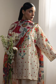 Coco by Zara Shahjahan Prints Unstitched Lawn 3Pc Suit D-06A Aki