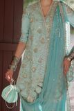 Soraya Silk Edit Embroidered Chanderi Silk Unstitched 3Pc Suit - Aks