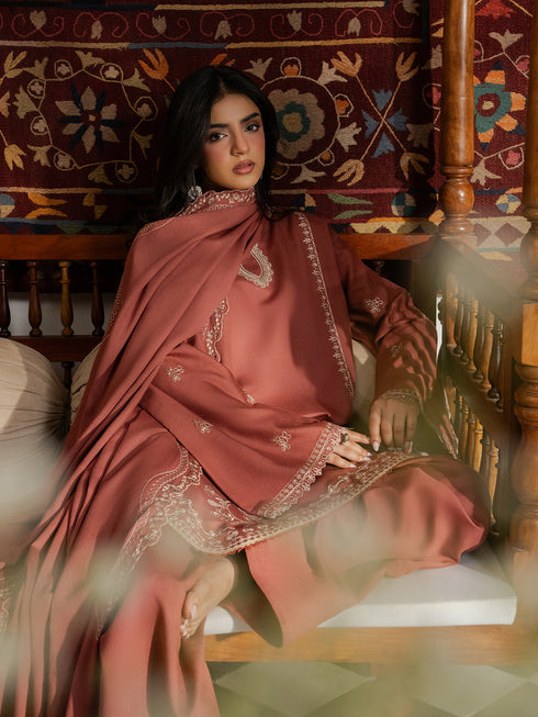Virsa by Cinq Embroidered Karandi Unstitched 3Pc Suit - AKS