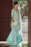 Soraya Silk Edit Embroidered Chanderi Silk Unstitched 3Pc Suit - Aks