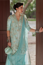 Soraya Silk Edit Embroidered Chanderi Silk Unstitched 3Pc Suit - Aks