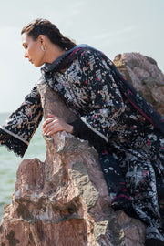 Afrozeh Summer Together Embroidered Lawn Unstitched 3Pc Suit - Levana