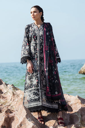 Afrozeh Summer Together Embroidered Lawn Unstitched 3Pc Suit - Levana
