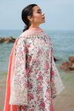 Afrozeh Summer Together Embroidered Lawn Unstitched 3Pc Suit - Gardenia
