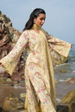 Afrozeh Summer Together Embroidered Lawn Unstitched 3Pc Suit - Aspen