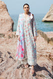 Afrozeh Summer Together Embroidered Lawn Unstitched 3Pc Suit - Topaz