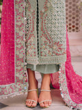 Faiza Faisal Heeriye Embroidered Net Unstitched 3Pc Suit - Alaya