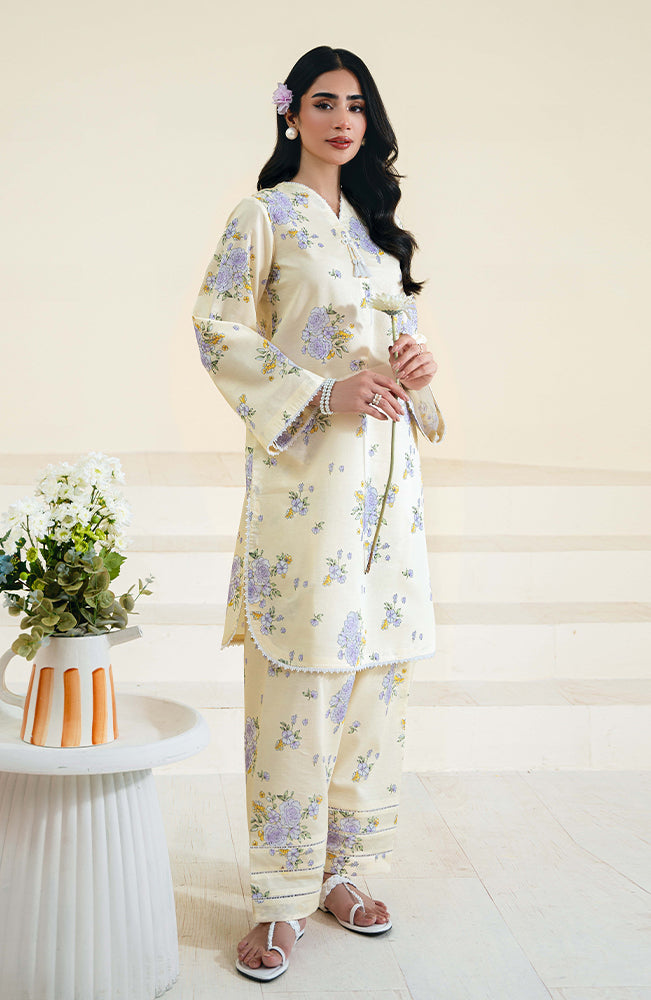 Daffodils by Seran Printed Lawn Unstitched 2Pc Suit D-12 Albie
