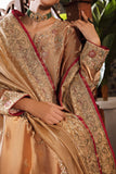 Mushq Sunehri Ramsha Edit Zari Silk Stitched 3Pc Suit - Aleha