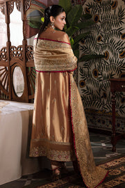 Mushq Sunehri Ramsha Edit Zari Silk Stitched 3Pc Suit - Aleha