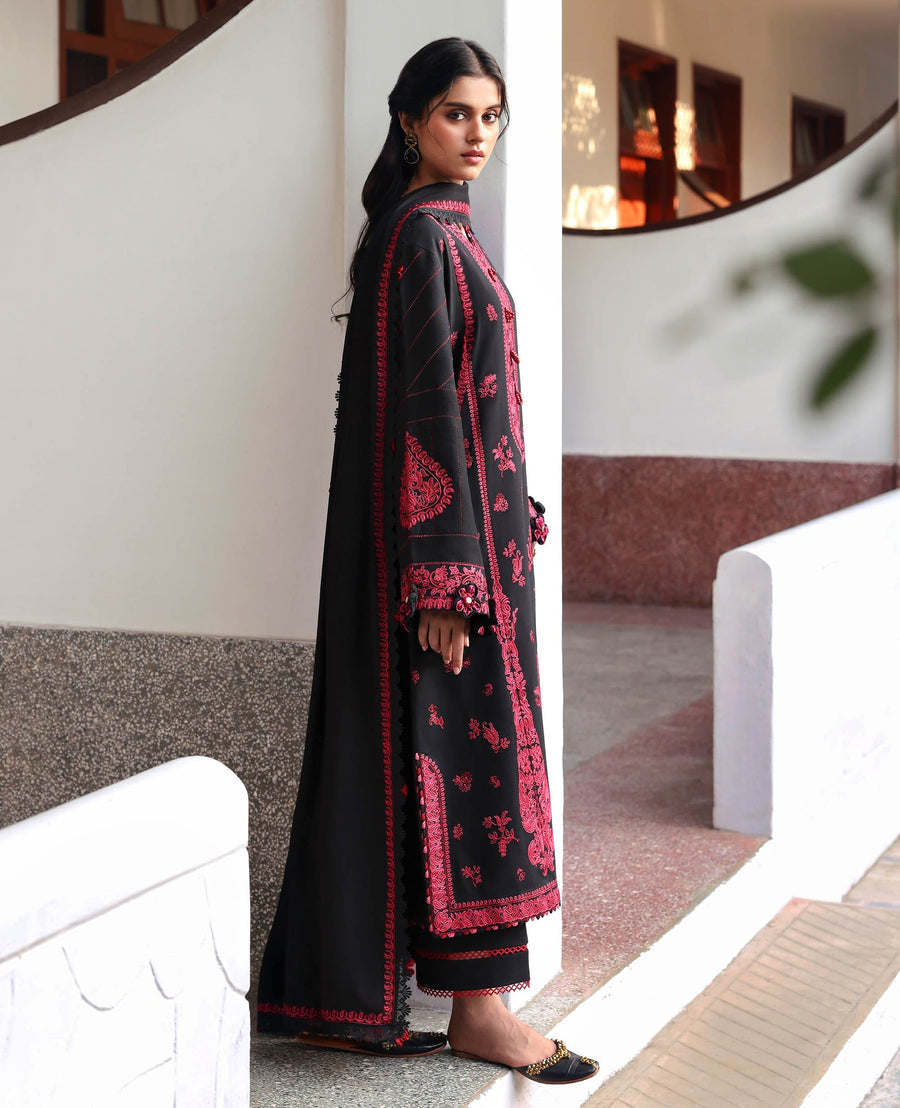Republic Womenswear Amaris Unstitched Khaddar 3Pc Suit D-05 Almira