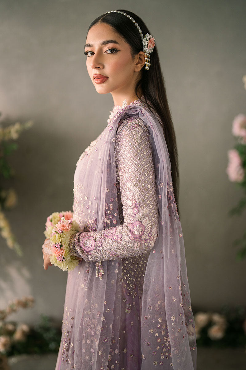 Mushq Mastani Evening Embroidered Chiffon Unstitched 3Pc Suit MCH-01 ALYANA