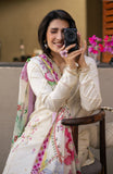 Seran Afsanah Embroidered Lawn Unstitched 3Pc Suit D-04 ALYNA